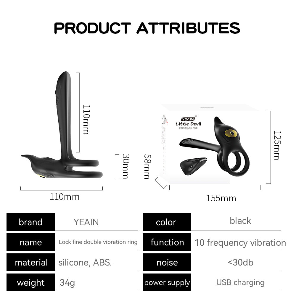 Vibrating Ring - Dual Motor Dual Vibration Cock Vibrator