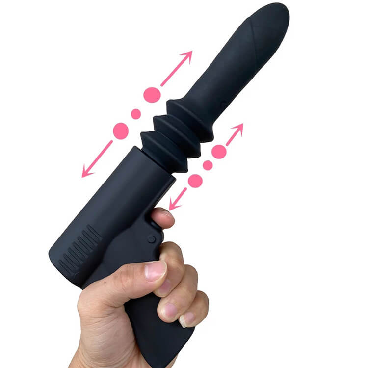 4 Modes 2-in-1 Thrusting Dildo & Anal Dildo Vibrator