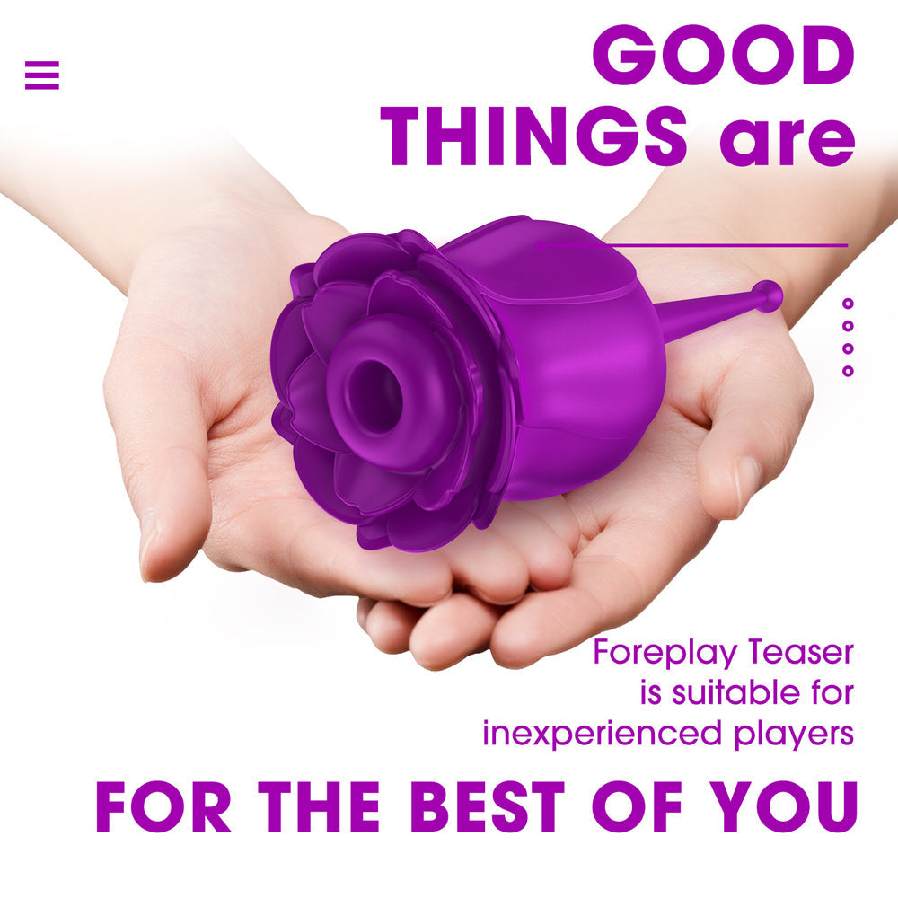 Rose Vibrater | Rose Suction Vibrator Female Masturbator