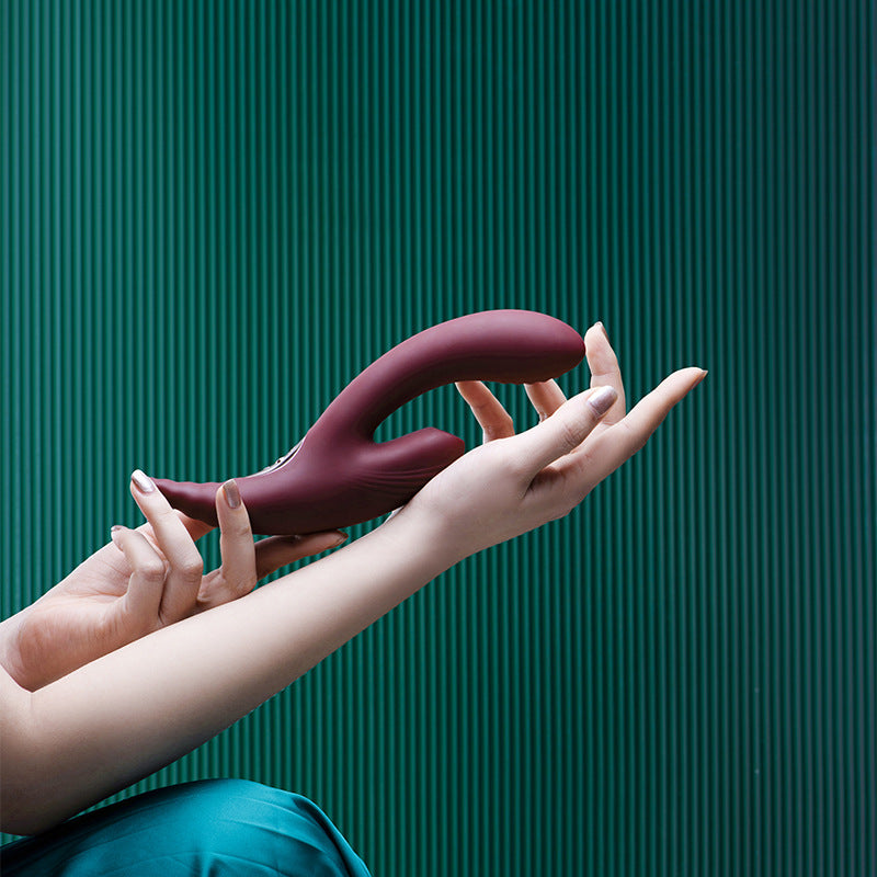 Bendable G-Spot Vibrator Sucking Tongue Licking Waterproof