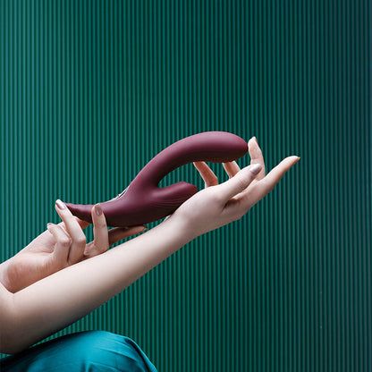 Bendable G-Spot Vibrator Sucking Tongue Licking Waterproof