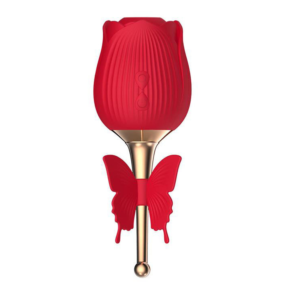Rose Vibrator Vibrating Suction Automatic Masturbator for Women