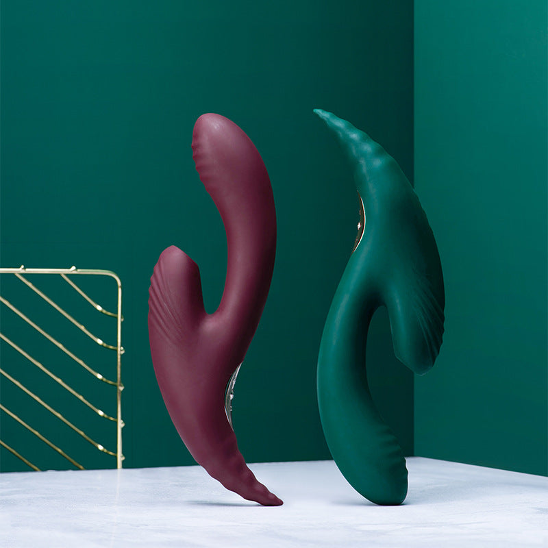 Bendable G-Spot Vibrator Sucking Tongue Licking Waterproof
