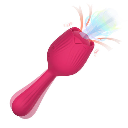 Rose Vibrator Female Masturbator Sucking Nipple Vibrator