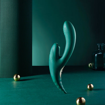 Bendable G-Spot Vibrator Sucking Tongue Licking Waterproof