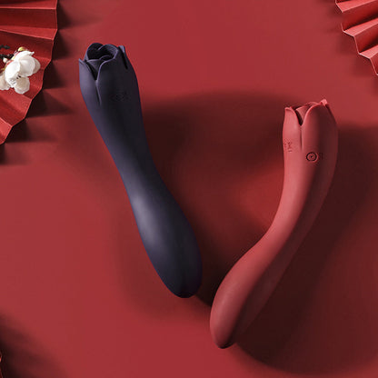 Rose Vibrator Tongue Sucking Rose Vibration in Water