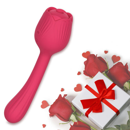 Rose Vibrator Female Masturbator Sucking Nipple Vibrator