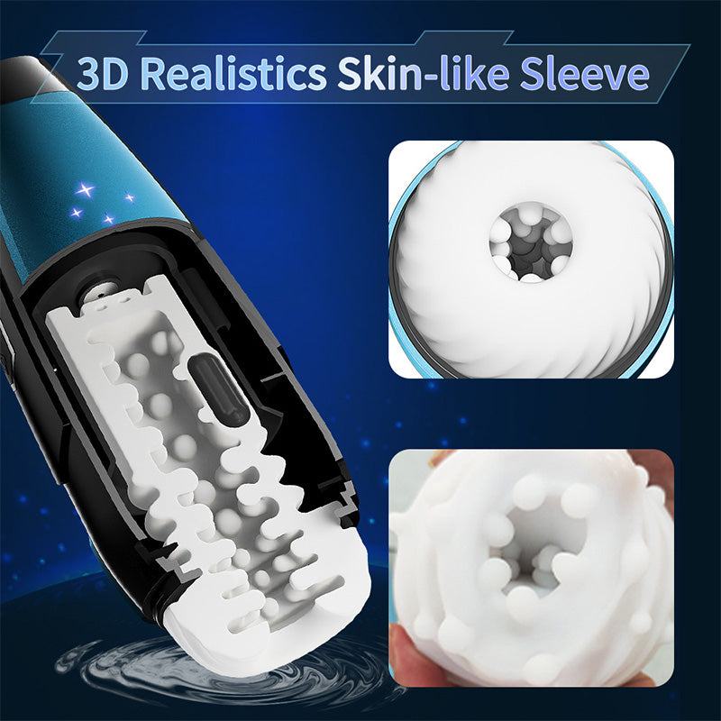 5 Frequency Telescopic Vibration Male Penis Exercise Male Stroker