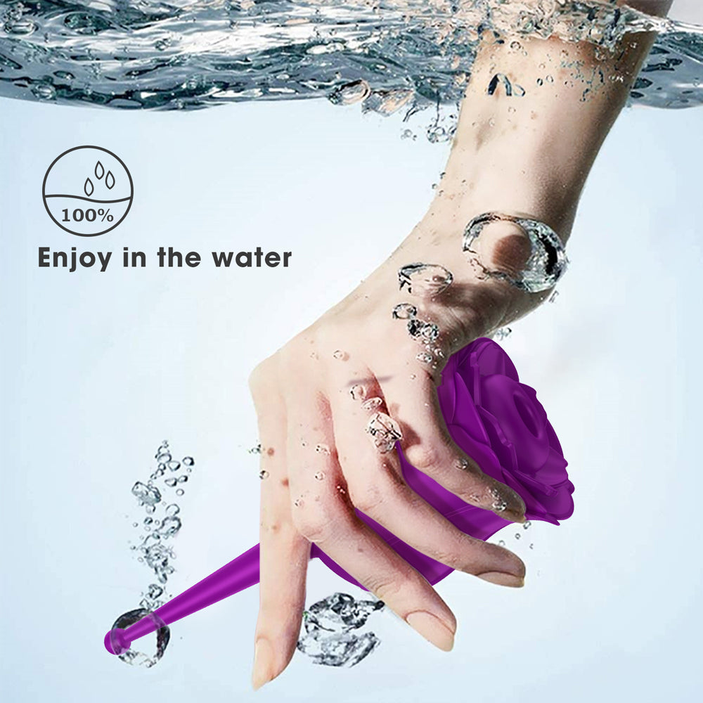 Rose Vibrater | Rose Suction Vibrator Female Masturbator