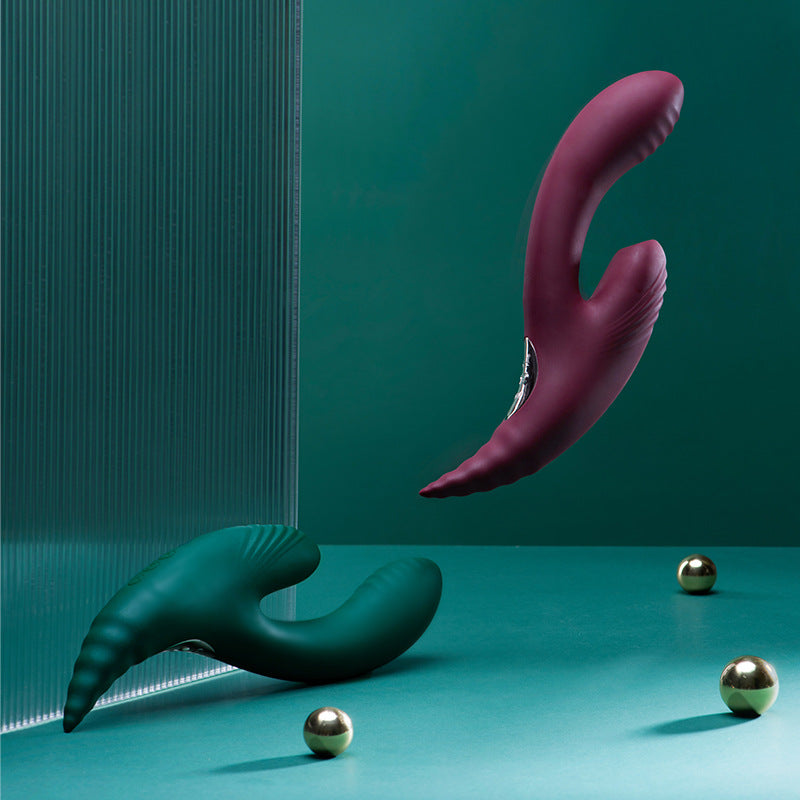 Bendable G-Spot Vibrator Sucking Tongue Licking Waterproof