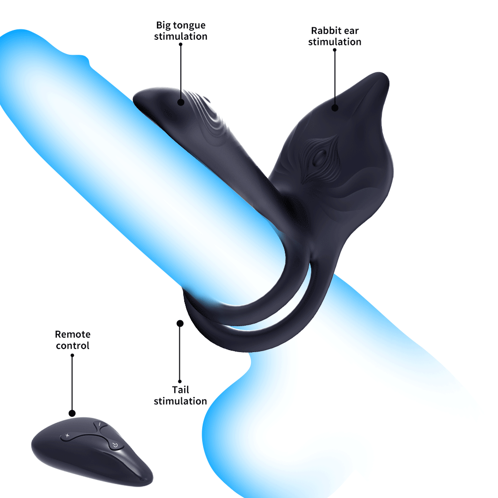 Vibrating Ring - Dual Motor Dual Vibration Cock Vibrator