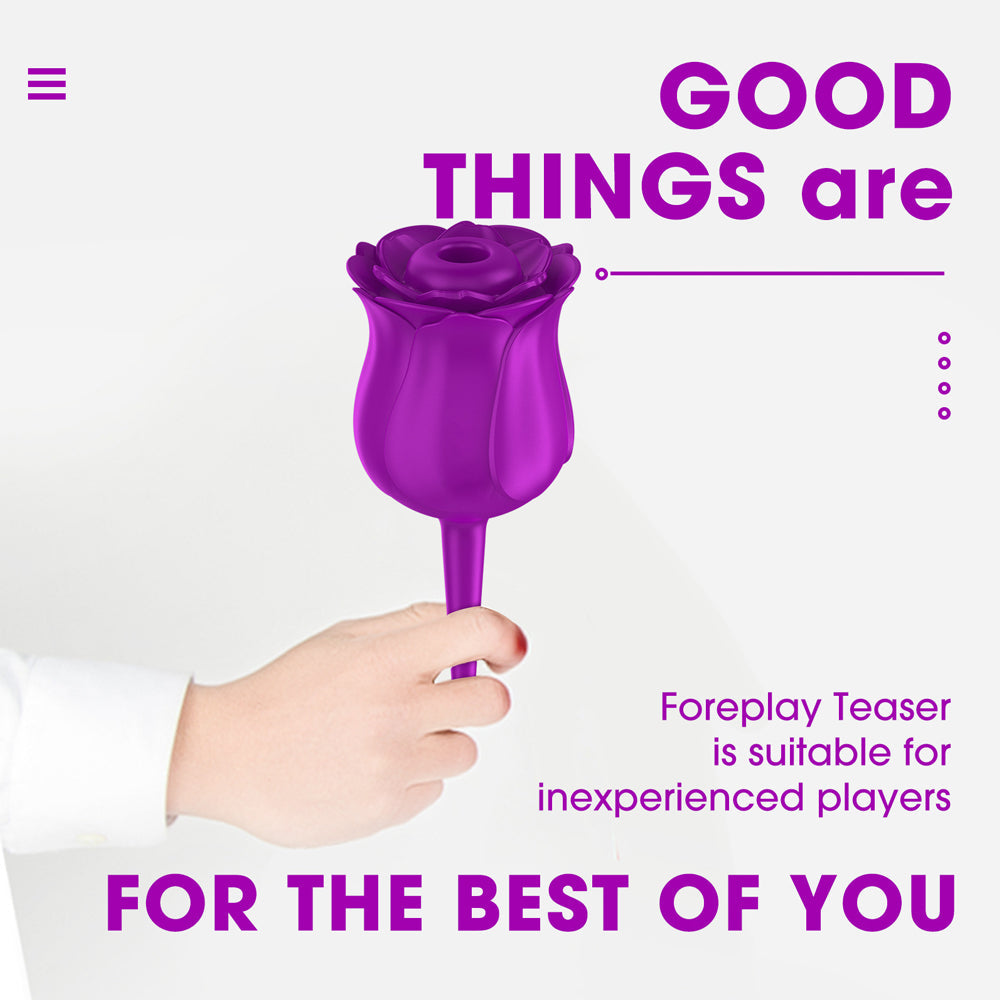 Rose Vibrater | Rose Suction Vibrator Female Masturbator