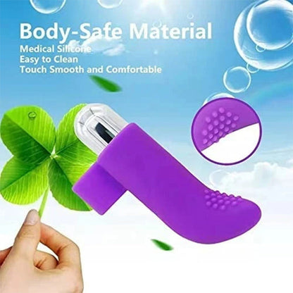 Vibrating finger sleeves