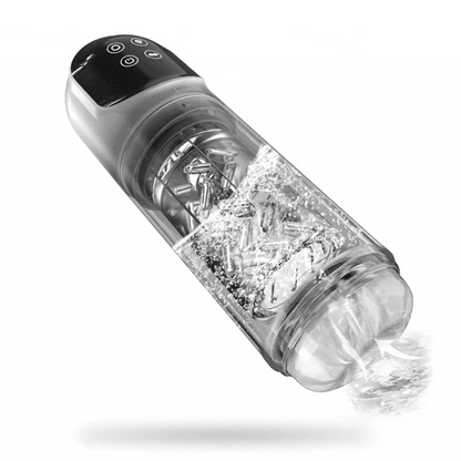 XR3 Wearable 7 Vibrating Sucking Rotation Tongue Licking Automatic Male Stroker Blowjob Toy