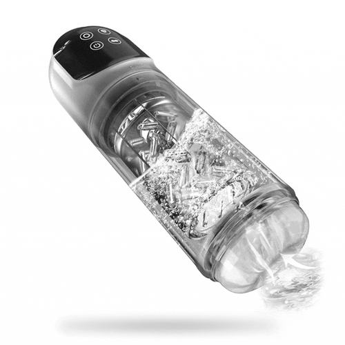 XR3 Wearable 7 Vibrating Sucking Rotation Tongue Licking Automatic Male Stroker Blowjob Toy