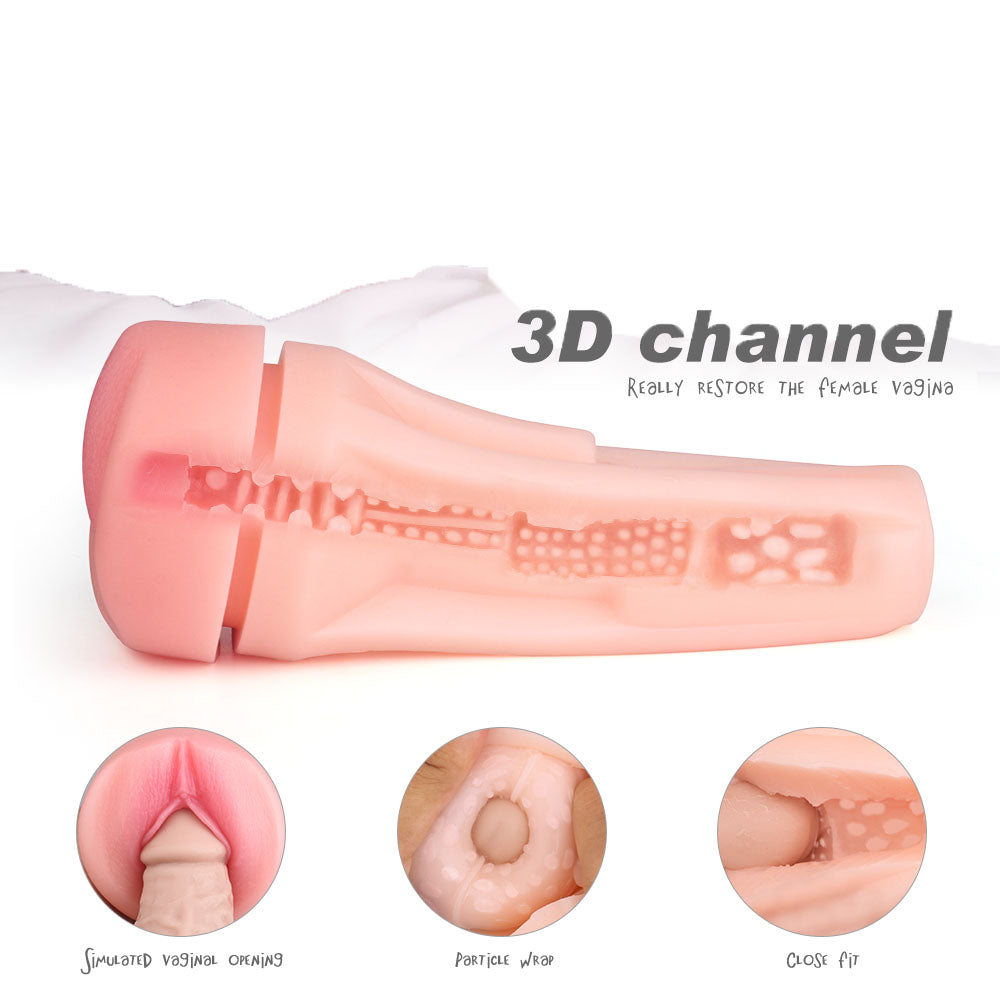 UltraGlide Silicone Male Stroker 3D Texture Realistic Vaginas & Pussy Sex Toys Sex Toys for Men
