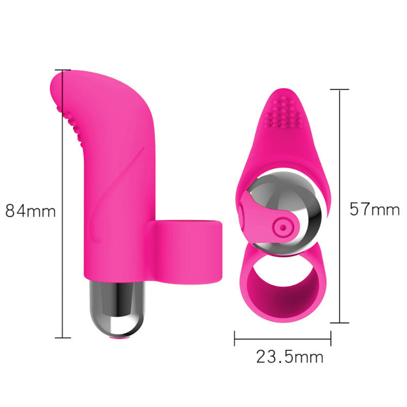 Vibrating finger sleeves