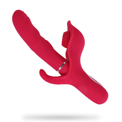 10 Modes Vibrating Dildo Slapping Sucking Stimulate the Clitoris