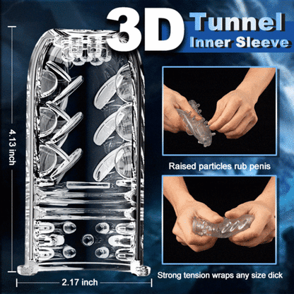 Master 10 Thrusting Rotating 3D Realistic Automatic Male Stroker