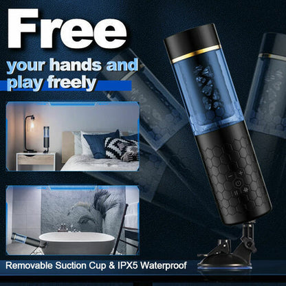 Master 10 Thrusting Rotating 3D Realistic Automatic Male Stroker