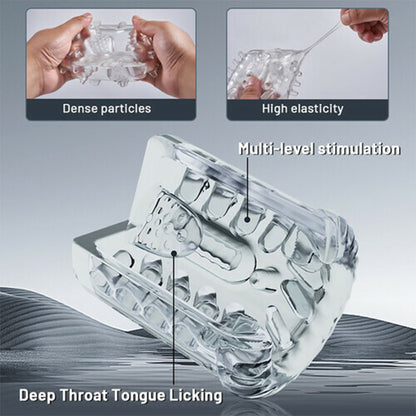 2026 New 4 In 1 Stroker for Men 7 Sucking & Vibrating & Thrusting & Rotating Oral Sex LCD Male Stroker