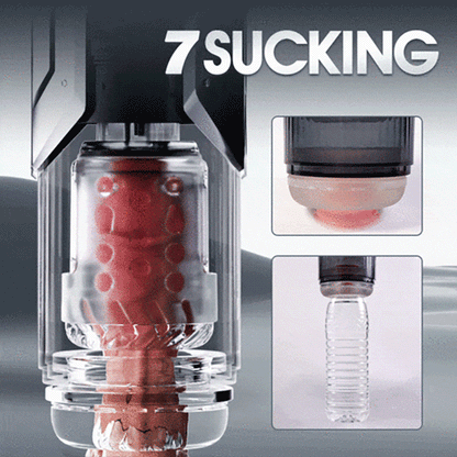 2026 New 4 In 1 Stroker for Men 7 Sucking & Vibrating & Thrusting & Rotating Oral Sex LCD Male Stroker