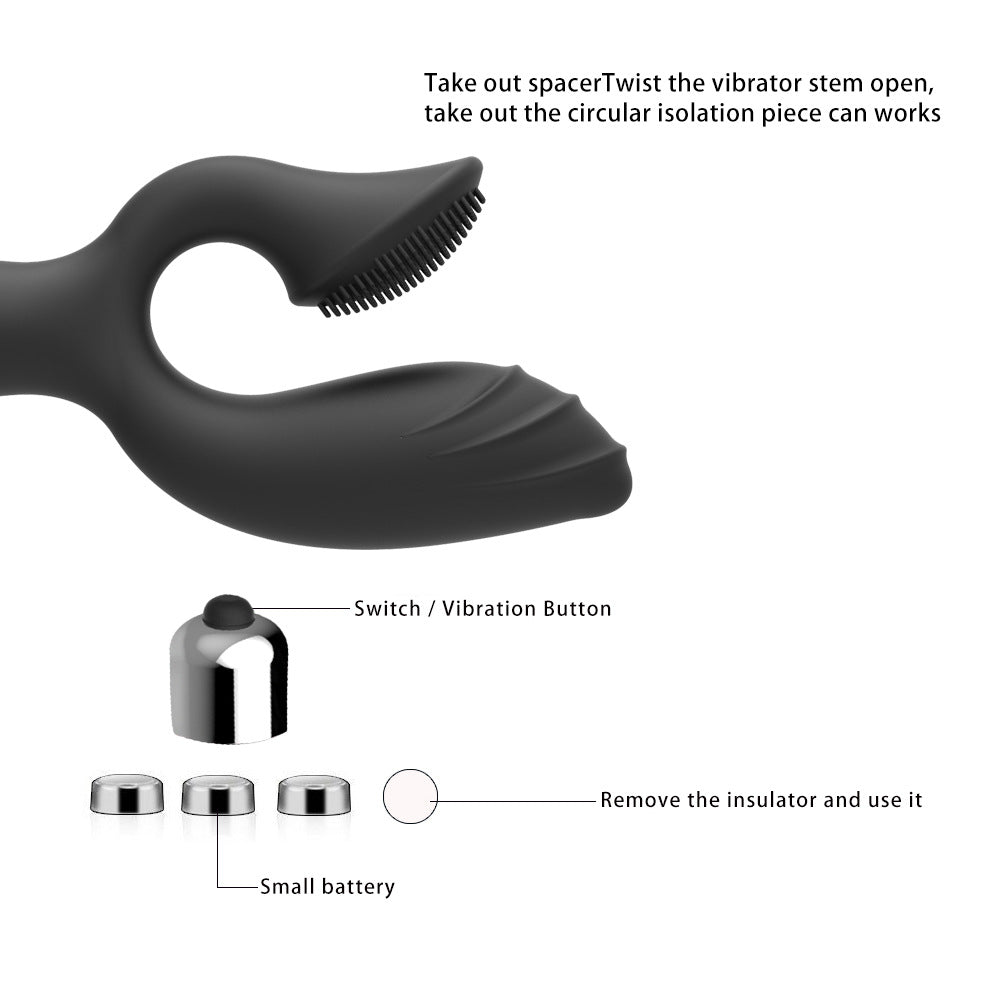 Silicone G-Spot Vibration Massage Masturbation Device
