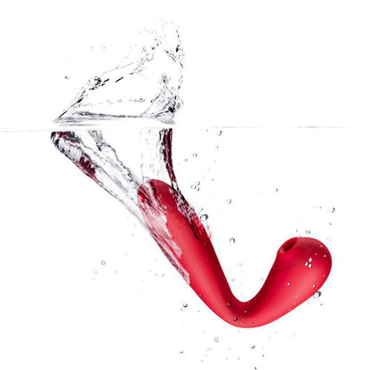 6 Modes Pink Vibrator Waterproof, Suck Bendable Pink Dildo