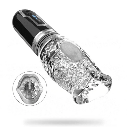 2026 Newest 3 in 1 Upgraded Gawk Gawk 3000 Pro - Male Rose 5 Thrusting & 5 Rotating & 7 Vibrating Modes, Adult Toys Automatic Men Masturbation Machine Electric Pocket Pussy Male Stroker