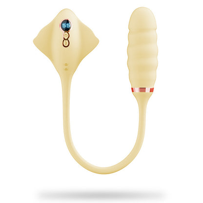 2 in 1 Pink Vibrator Vibration Tongue Licking with Vibrating Egg
