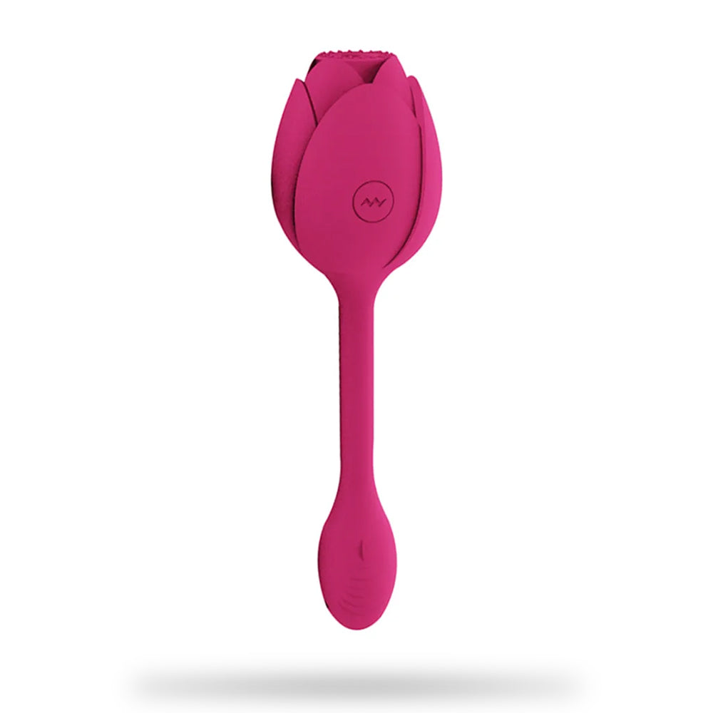 10 Frequency Rose Vibrator With Egg Vibrator Rose Sex Toy