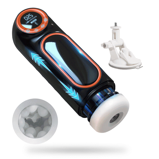 Fully Automatic Telescopic Sucking LCD Display Retractable Decompression Cup, No Need To Hold It By Hand！