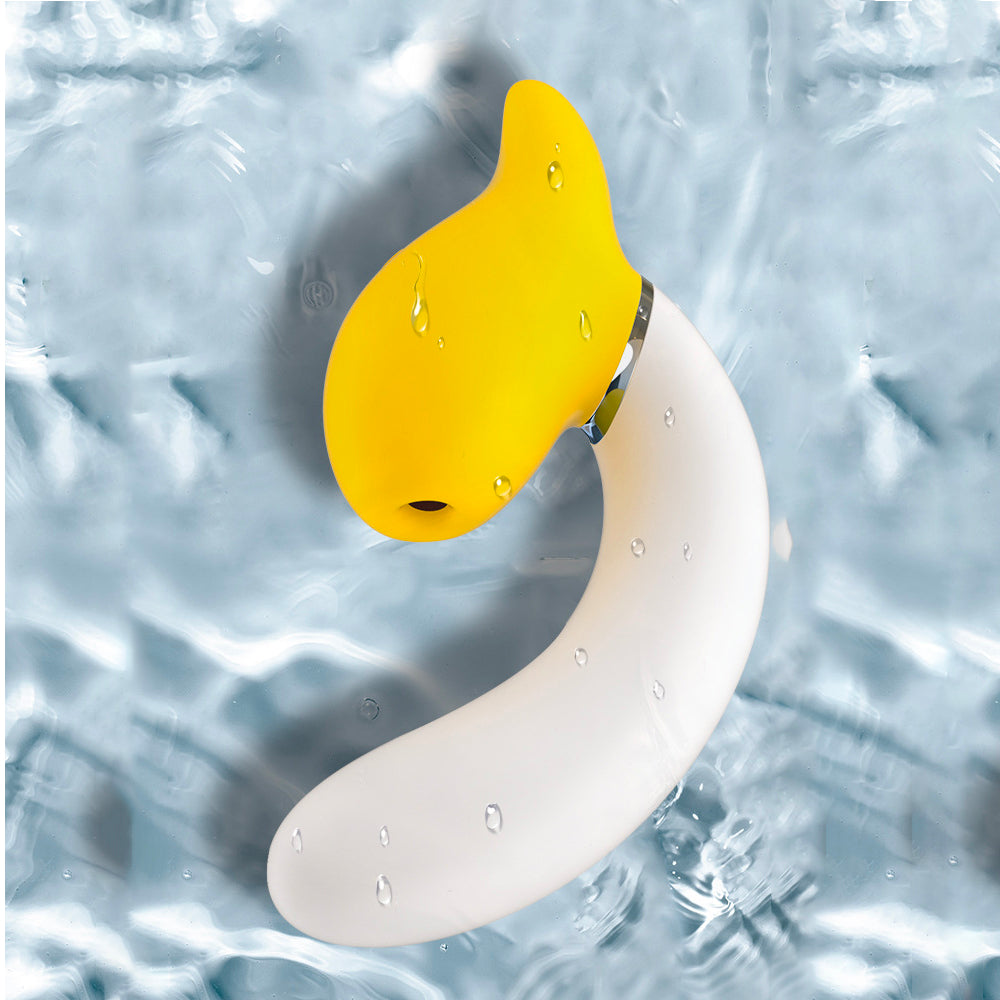 Banana Vibrating Dildos Spin  Suck Telescoping Dildo