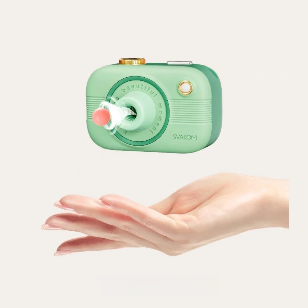 SVAKOM Multifunctional Camera Suckers Vibrators-Green Female Masturbators Adult Erotic Products