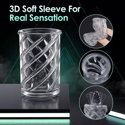 3 in 1 Penis Pump Enlargement Training Male Stroker