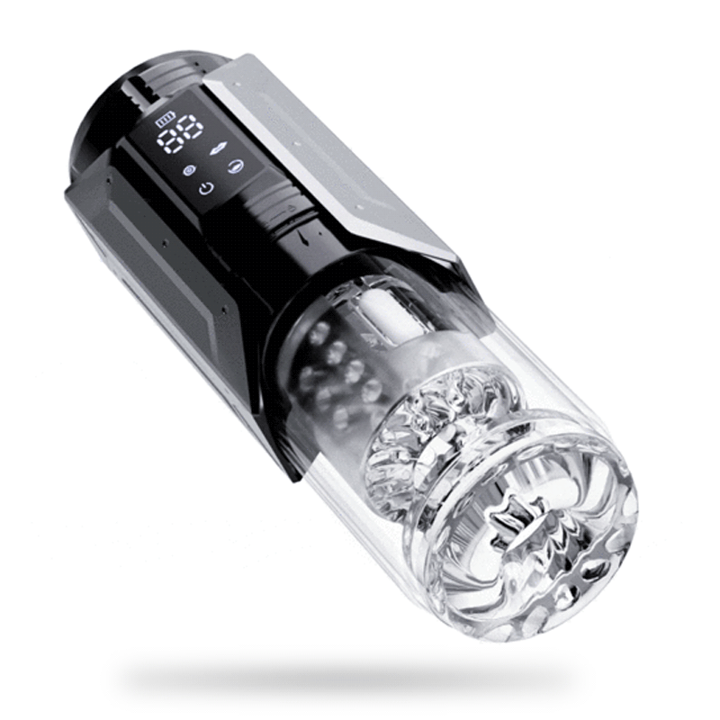 2026 New 4 In 1 Stroker for Men 7 Sucking & Vibrating & Thrusting & Rotating Oral Sex LCD Male Stroker