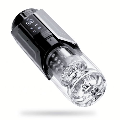 2026 New 4 In 1 Stroker for Men 7 Sucking & Vibrating & Thrusting & Rotating Oral Sex LCD Male Stroker