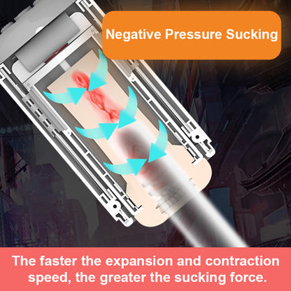 2026 New Full Automatic Wearable Male Stroker Built Lubes with 9 Suction & 8 Vibration Modes Male Stroker Sex Toy