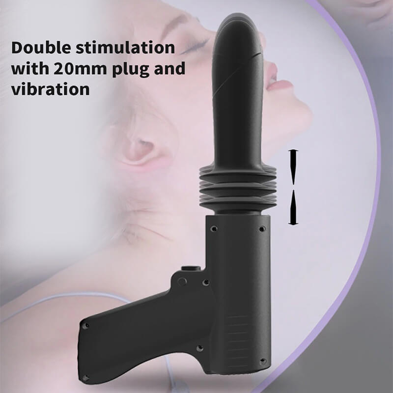 4 Modes 2-in-1 Thrusting Dildo & Anal Dildo Vibrator