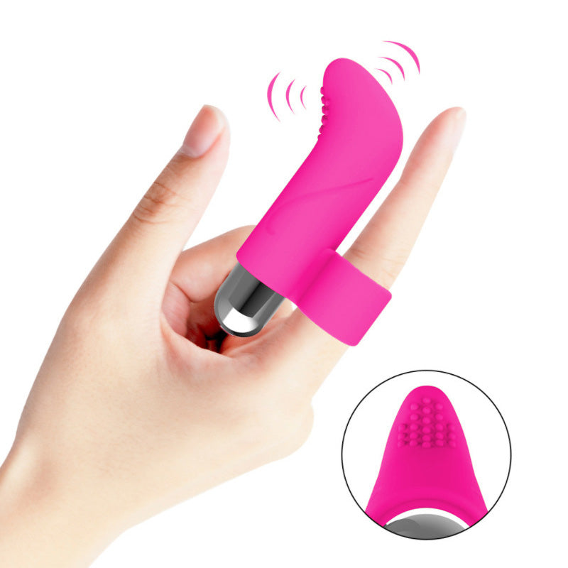 Vibrating finger sleeves