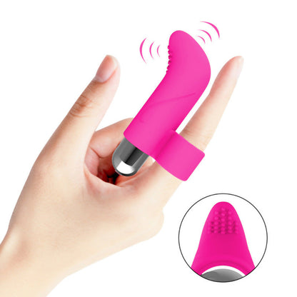 Vibrating finger sleeves