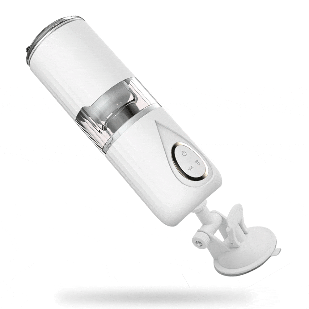 PulseSonic 10 Thrusting Rotation Hands-Free Electric Stroker Telescoping Stroker Cup