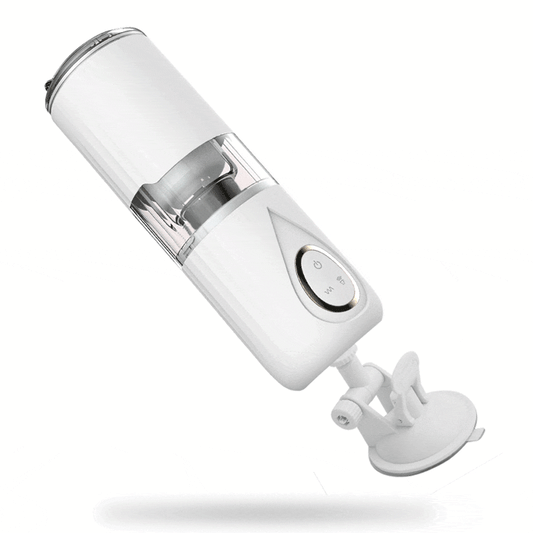 PulseSonic 10 Thrusting Rotation Hands-Free Electric Stroker Telescoping Stroker Cup