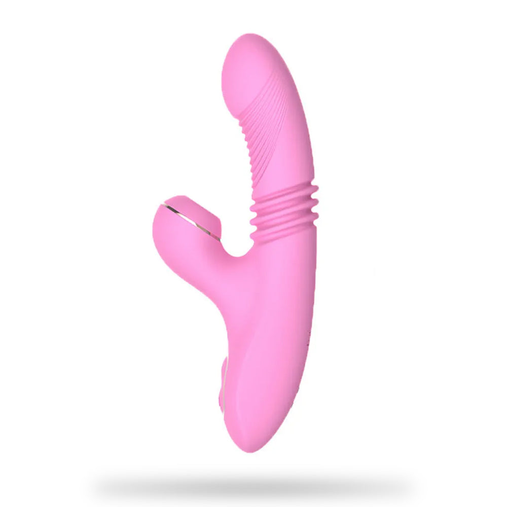 Sucking  Vibrating Dildo Telescopic Heating Dildos Sex Toy