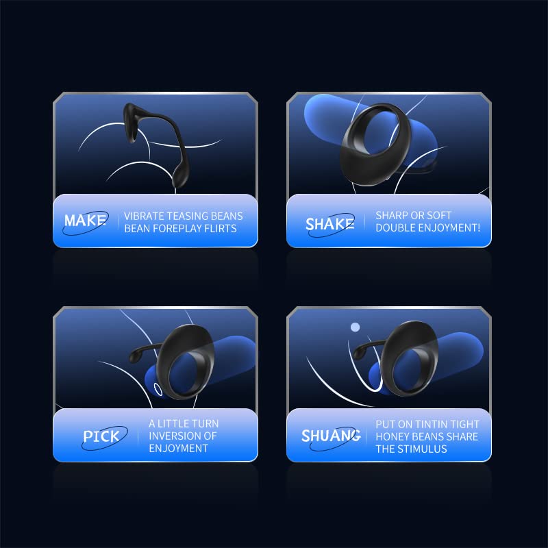 3 in 1 Dual Motor 10 Modes Vibrating Cock Ring with Anal Plug, Uxol 10 Vibration Modes Adult Sex Toys for Men Couples, Prostate Massager G spot Nipple Vibrator Remote Control