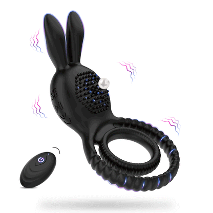 4 in1 Penis Ring Vibrator 10 Vibrations C & G Spot Vibrator