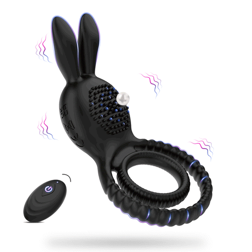 4 in1 Penis Ring Vibrator 10 Vibrations C & G Spot Vibrator