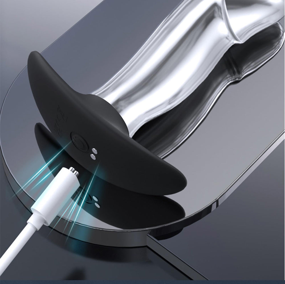 10 Vibration Modes Metal Anal Vibrator Butt Plug
