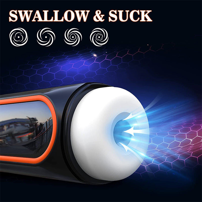 Fully Automatic Telescopic Sucking LCD Display Retractable Decompression Cup, No Need To Hold It By Hand！