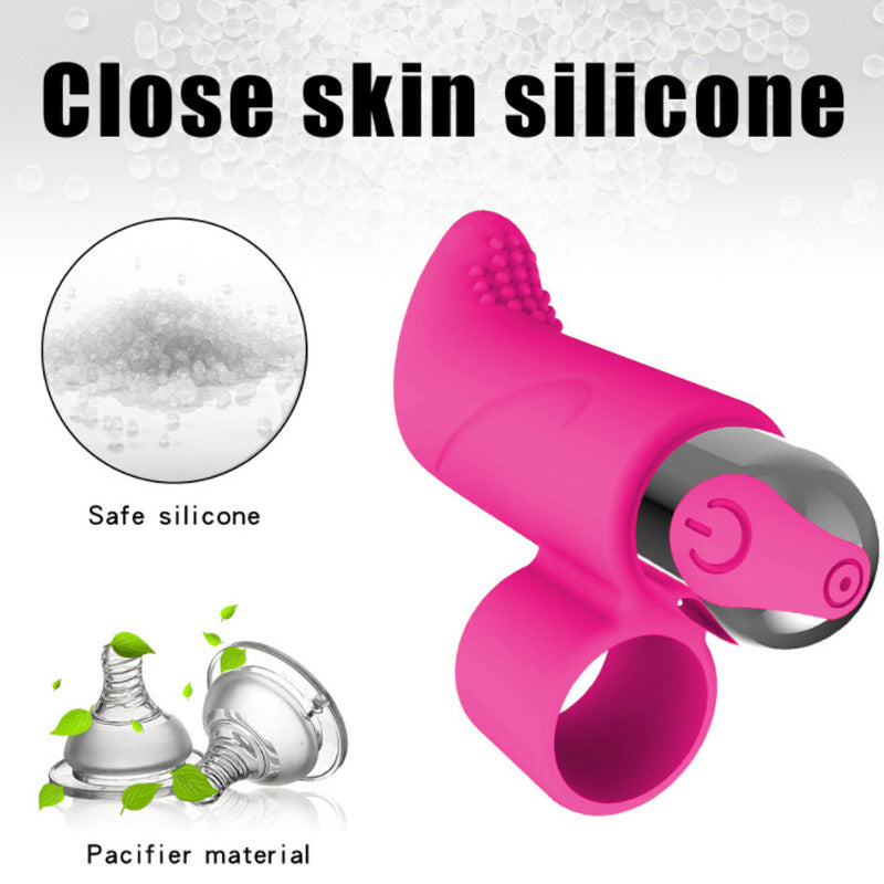 Vibrating finger sleeves